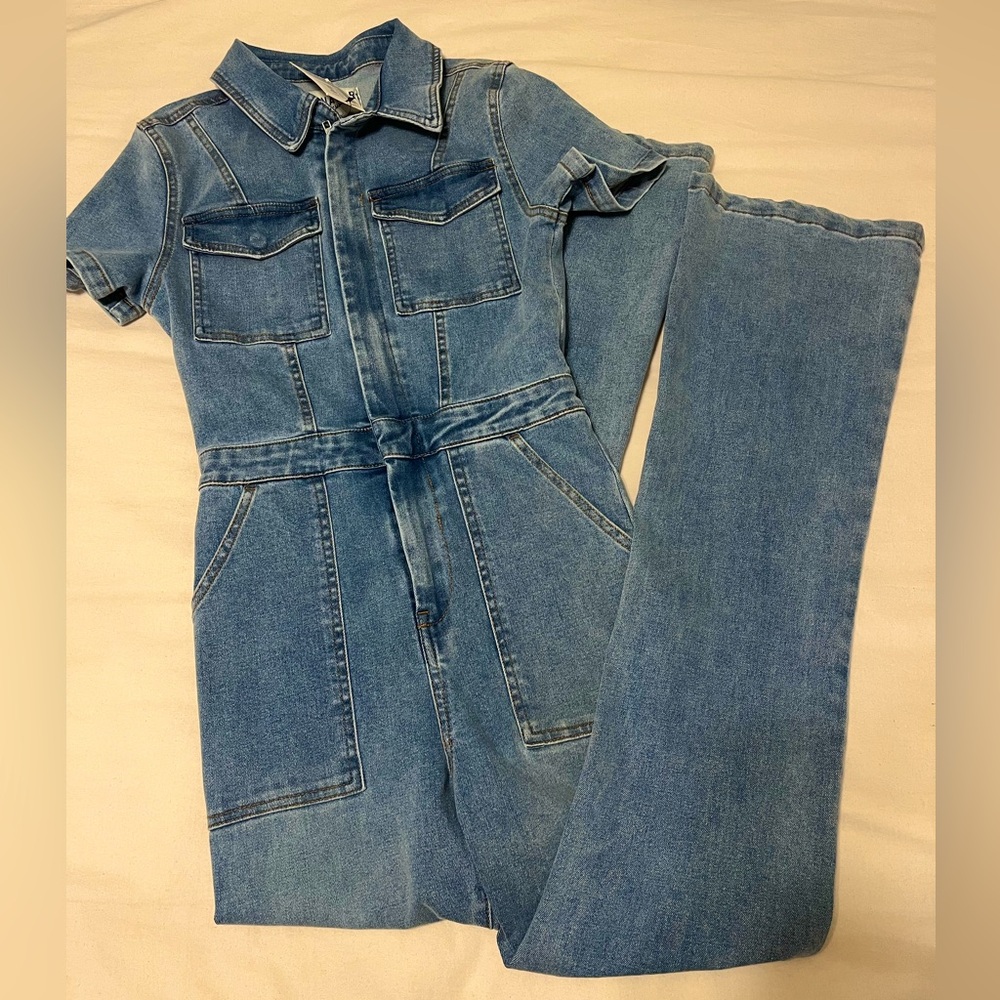 NWT - Lilyful Denim Jumpsuit - Picture 1 of 5